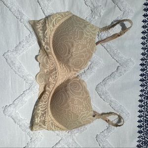 Victoria’s Secret padded nude lace bralette